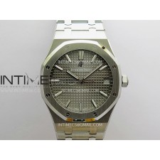 VS공장 오데마피게 로얄오크 15500 스틸 그레이다이얼 브레이슬릿 Royal Oak 15500 SS VSF 1:1 Best Edition Gray Dial On SS Bracelet Super Clone DD4302