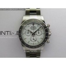 ER공장 롤렉스 신형 세라믹 데이토나 화이트다이얼 브레이슬릿 4131 Daytona 126502 904L SS ERF 1:1 Best Edition White Dial On 904L SS Bracelet SH4131